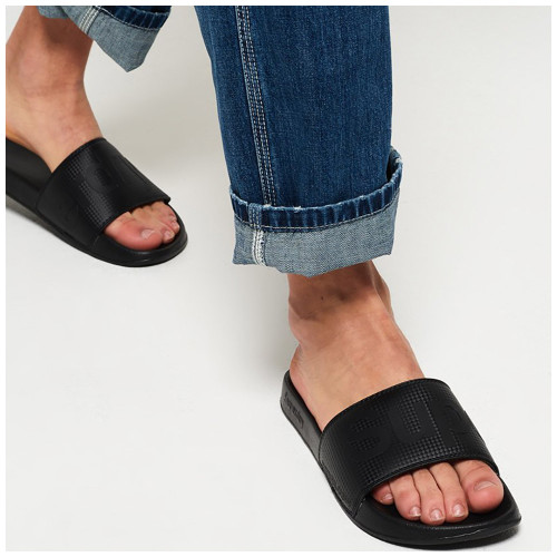 Superdry Carbon Pool Sliders